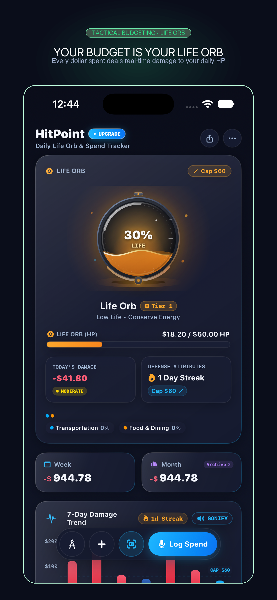 Life Orb HUD Screenshot