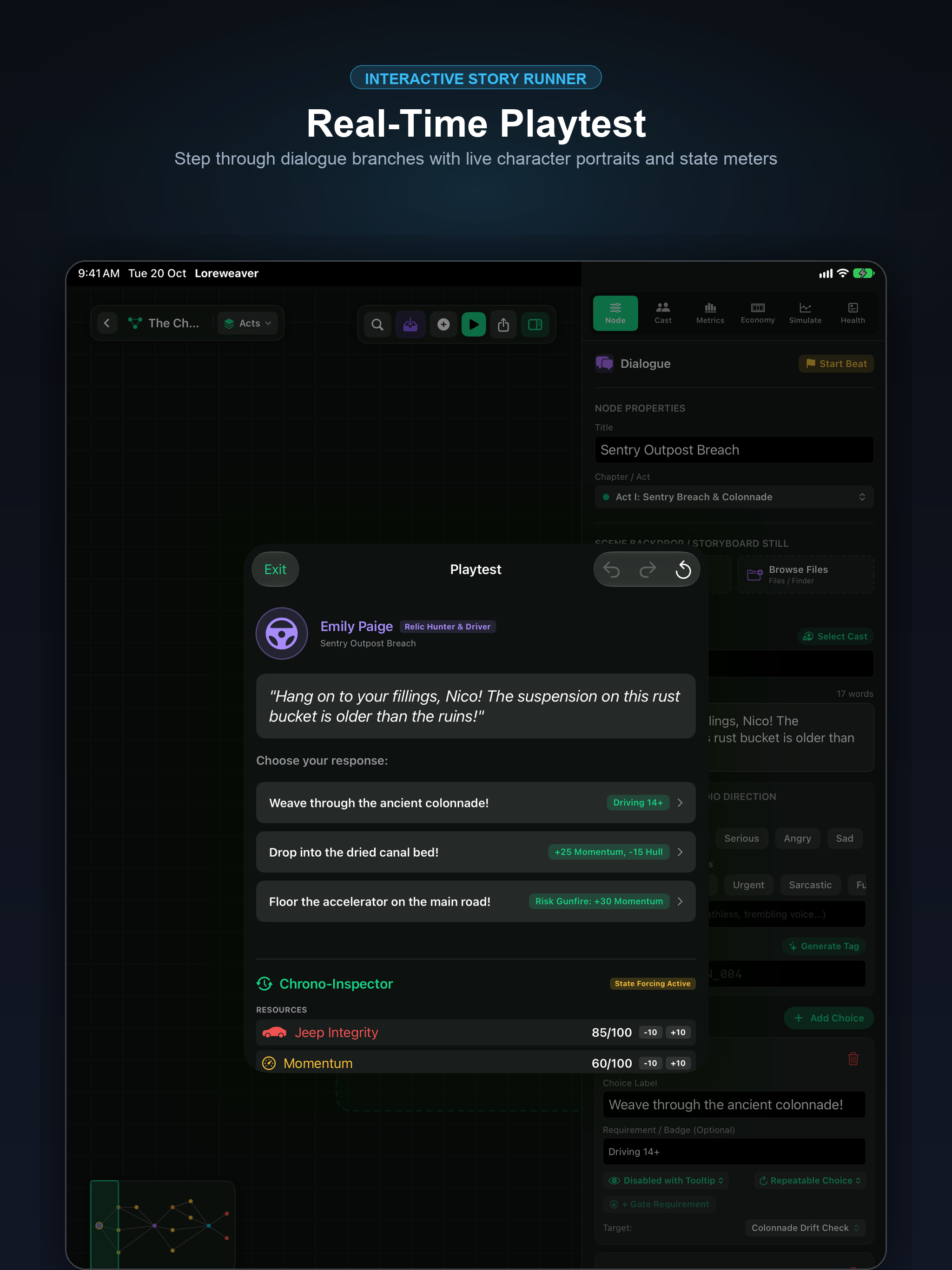 Real-Time Playtest Screenshot