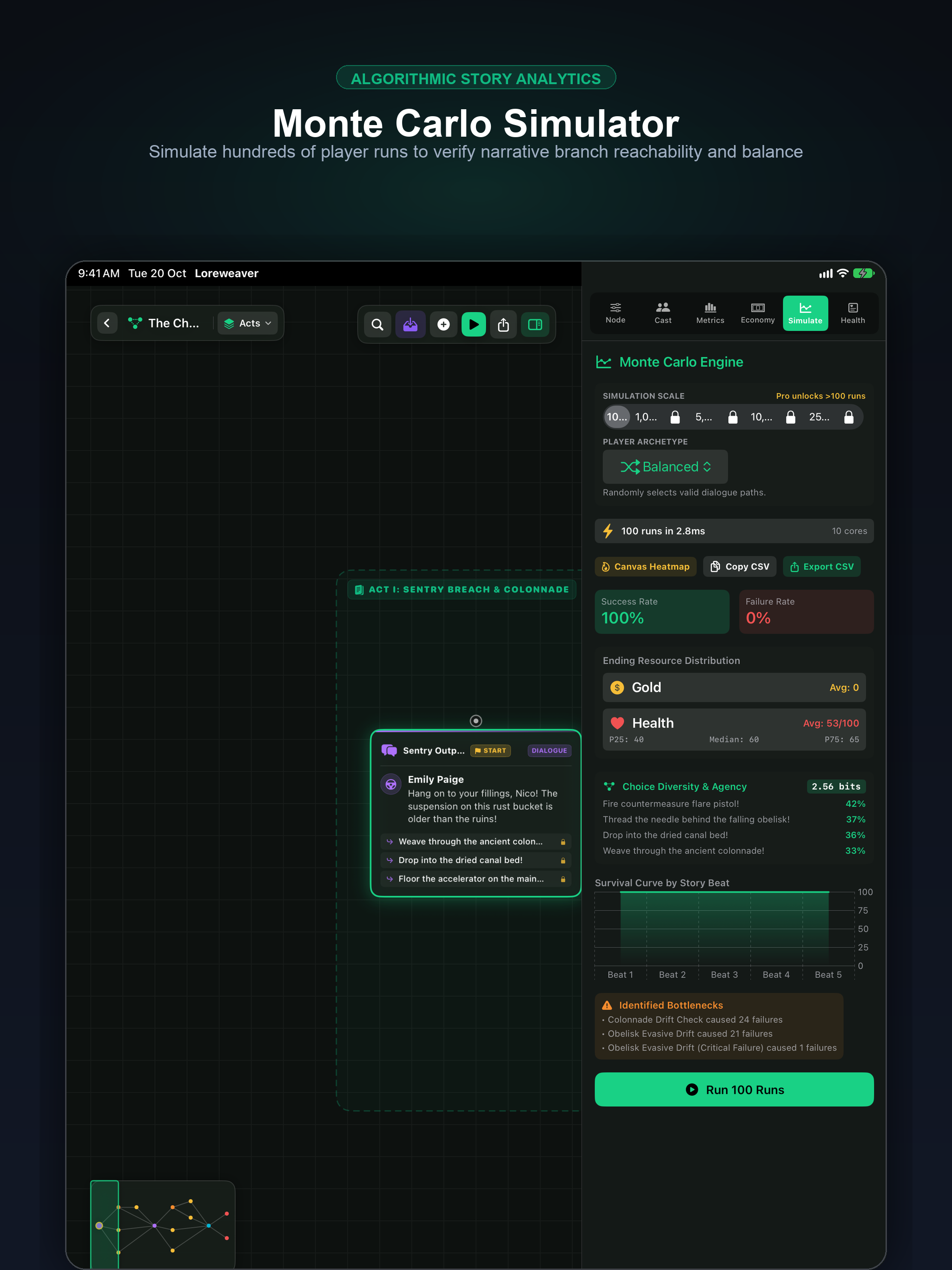 Monte Carlo Simulation Screenshot