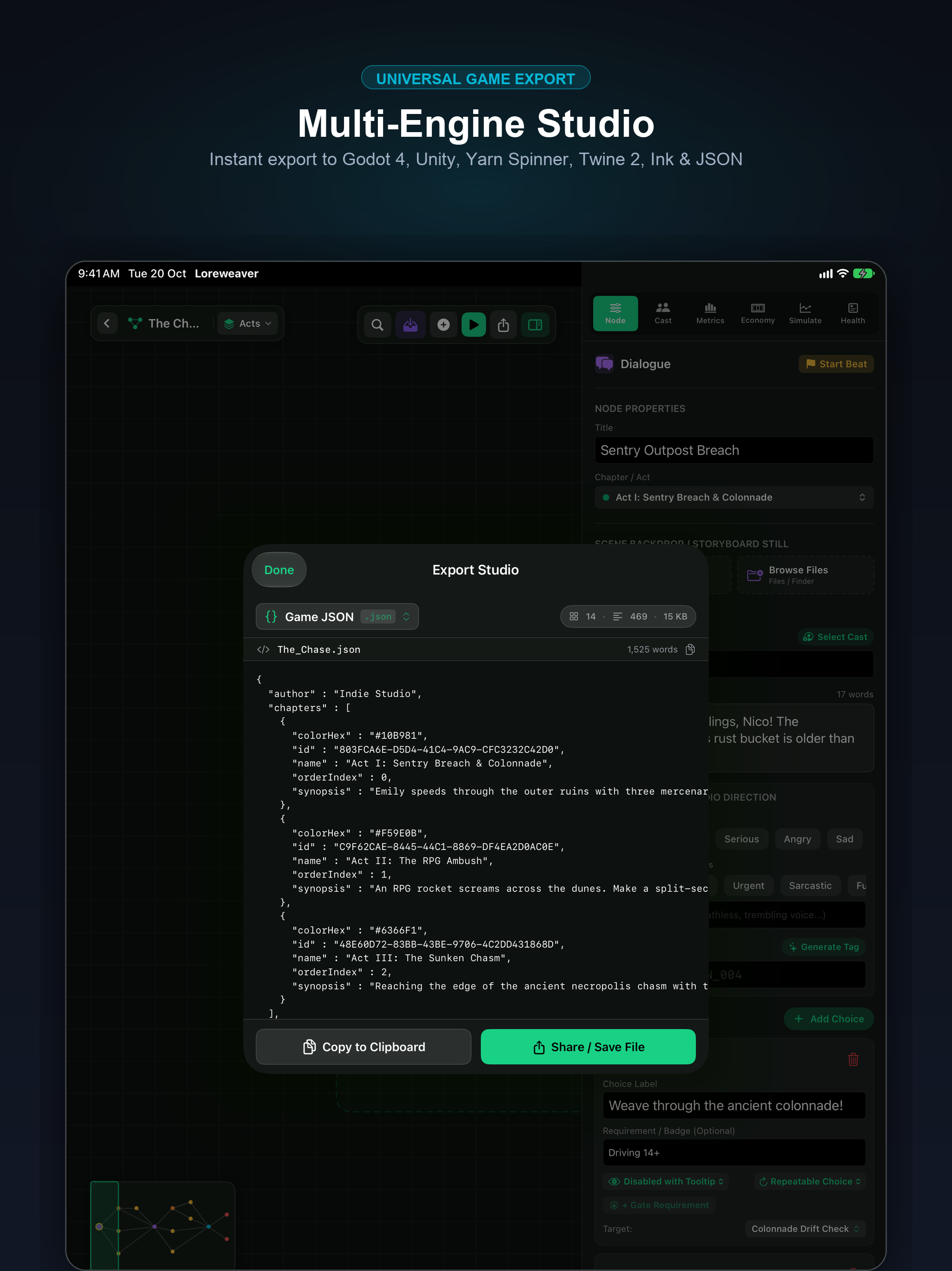 Multi-Engine Export Studio Screenshot