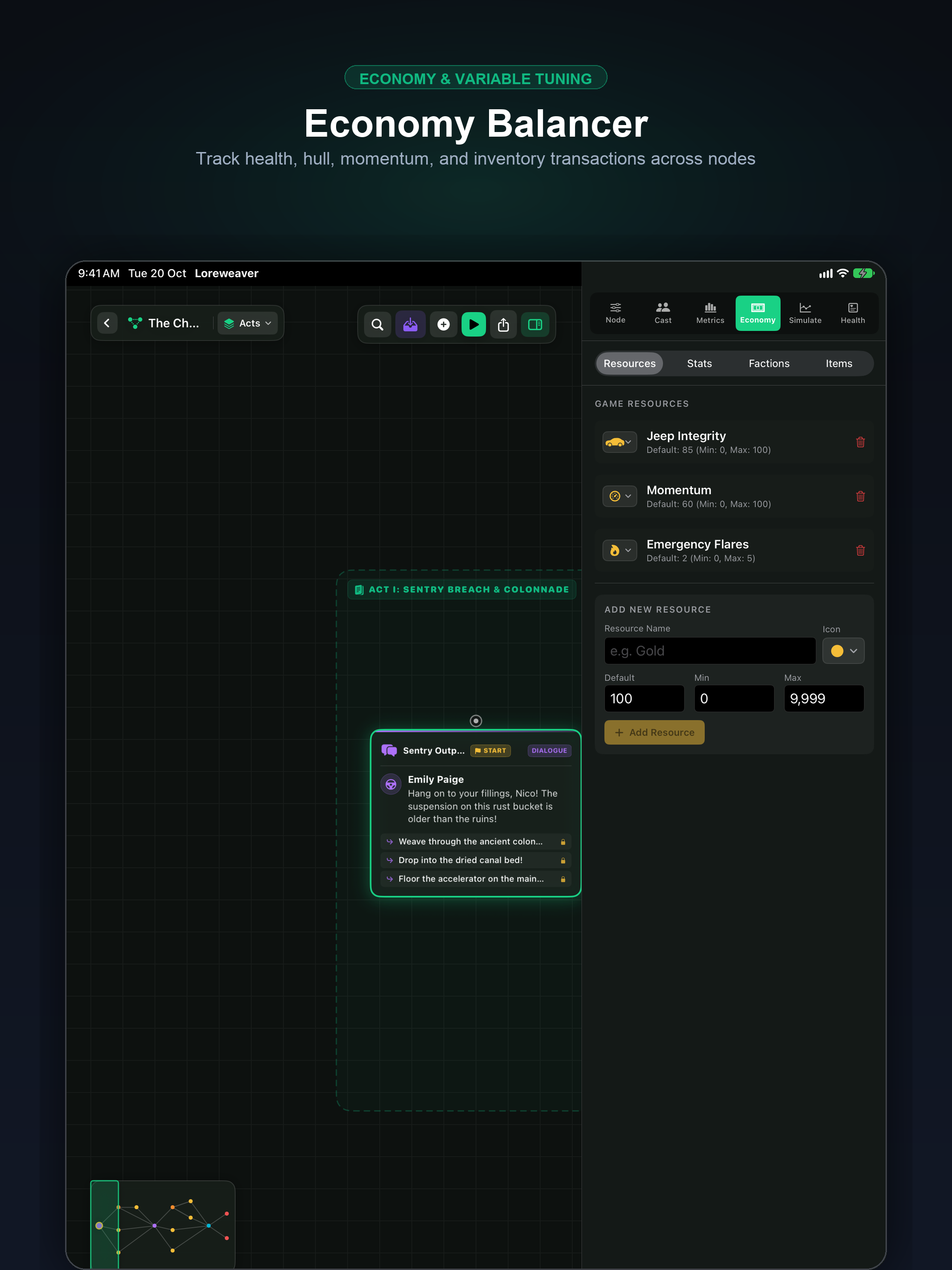 Economy & Resource Balancer Screenshot